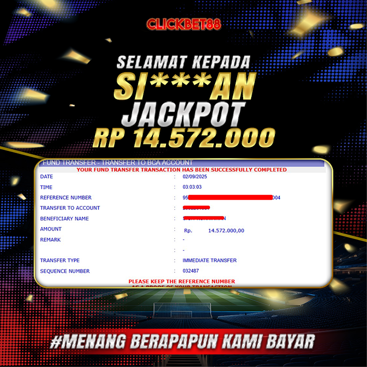 CLICKBET88 JACKPOT Handicap Rp 14.572.000.,-LUNAS
