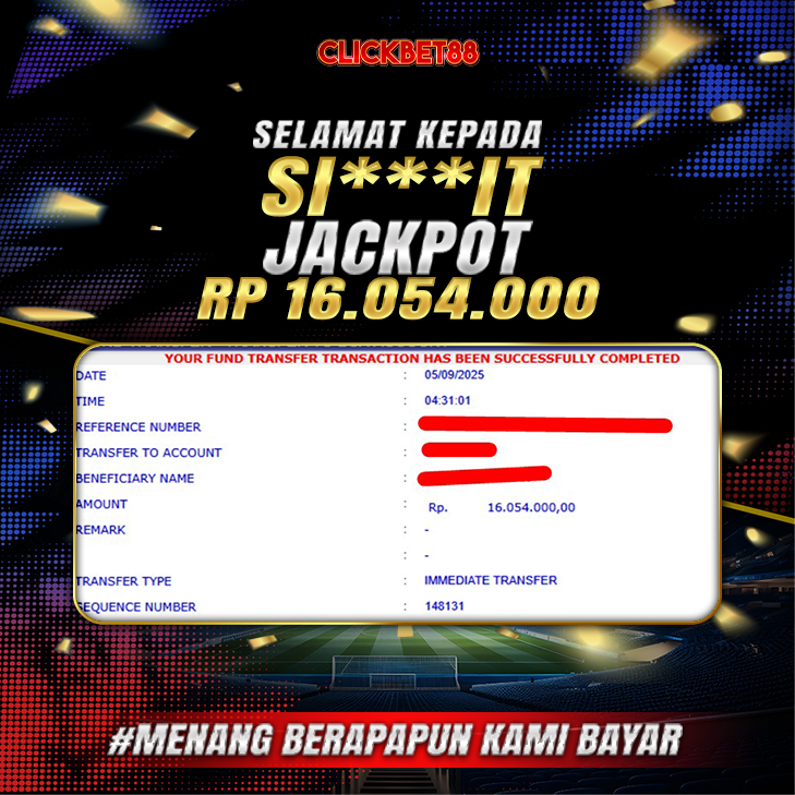 CLICKBET88 JACKPOT Handicap   Rp16.064.000.,-LUNAS