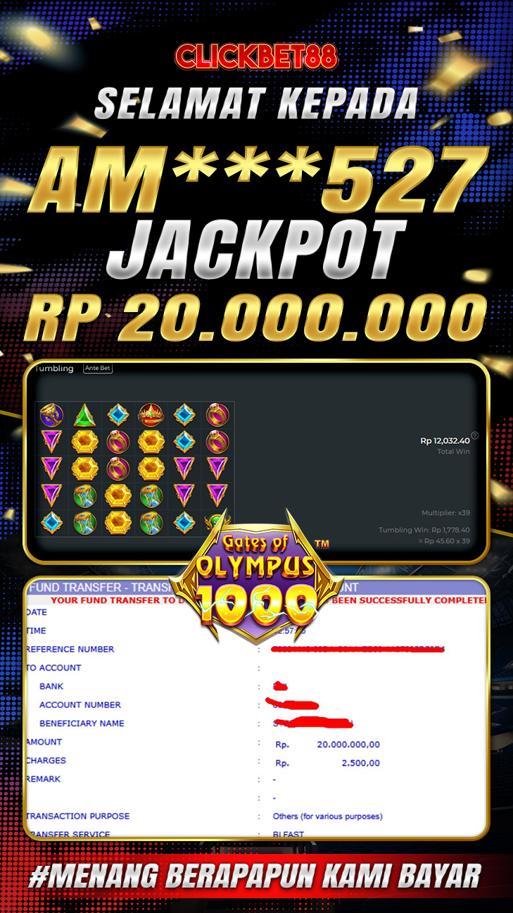 CLICKBET88 JACKPOT SLOT GATES OF OLYMPUS 1000 Rp 20.000.000.,-LUNAS