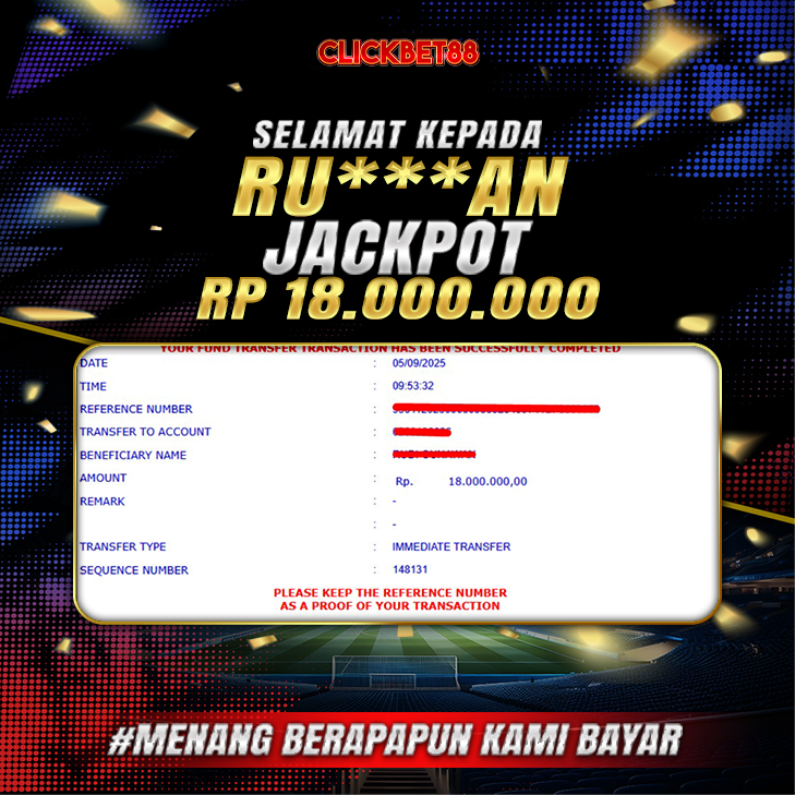 CLICKBET88 JACKPOT Handicap   Rp18.000.000.,-LUNAS