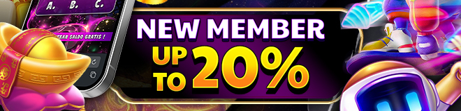 BONUS NEW MEMBER UP TO 20%