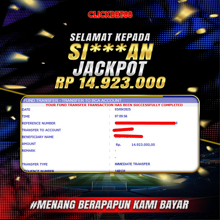 CLICKBET88 JACKPOT Handicap   Rp 14.923.000.,-LUNAS